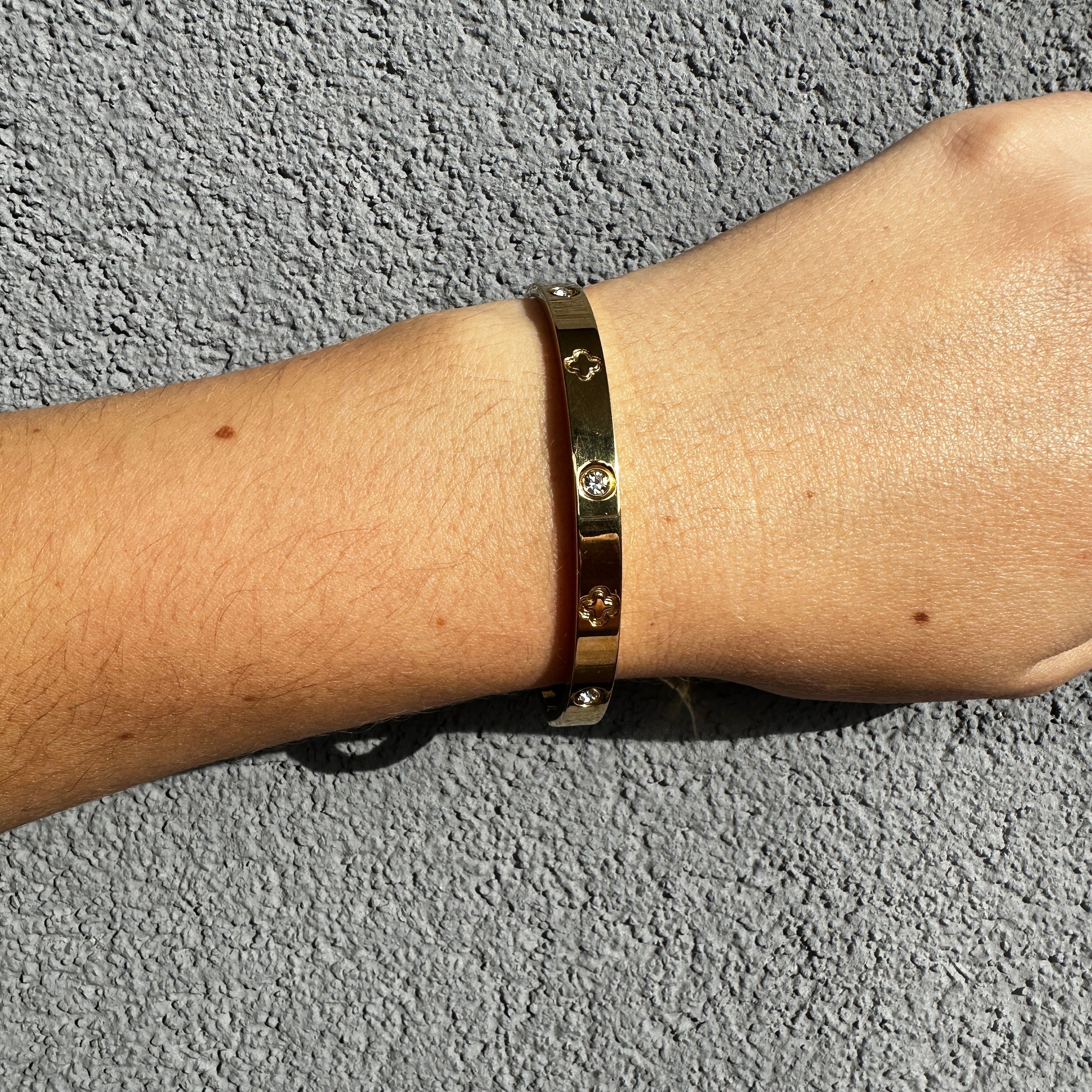 Début Doré Narukvica “4Leaf”